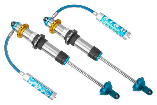 King Shocks 10in Dual Rate Springs 3.0 PR Coilover Shock Hose Remote Reservoir w/o Springs w/IBP