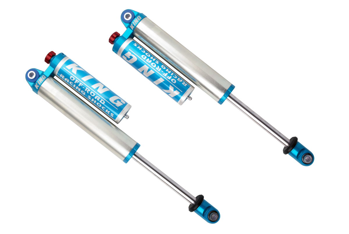 King Shocks 8in 2.5 PR Smoothie Shock Hose Piggy Back Reservoir w/ Compression Adjuster