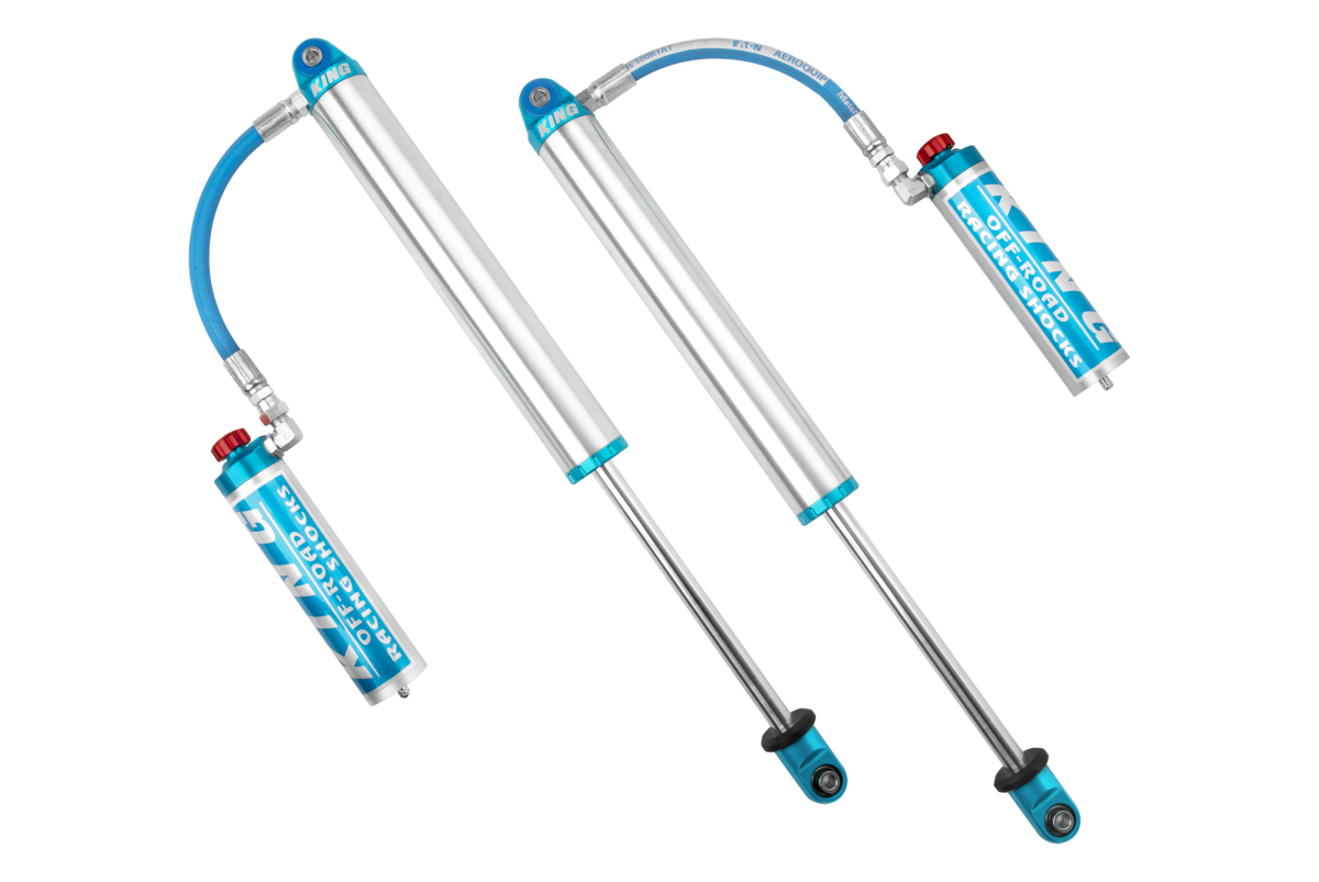 King Shocks 12in 2.5 PR Smoothie Shock Hose Remote Reservoir w/Adjuster