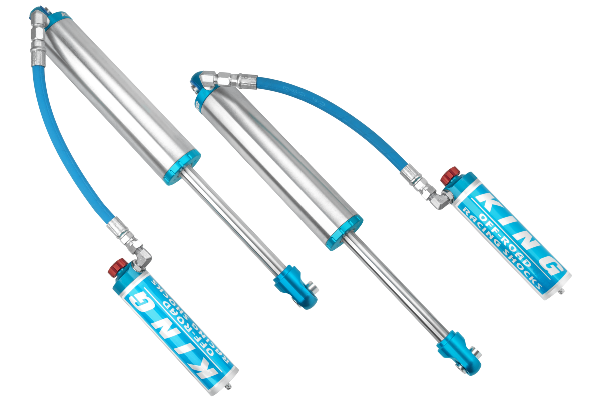 King Shocks 3.0 PR Smoothie Shock Hose Remote Res. w/ Comp. Adj. - 8in Travel