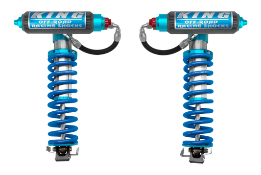 King Shocks 05+ Ford F250/350/450/550 4WD 3.0 RR Front Coilover Kit 6-8in Lift w/ Adjusters