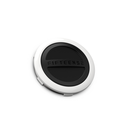 fifteen52 107mm Snap In Classic Center Cap Single - Black/White