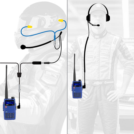 Rugged Radios IMSA Driver and Crew Chief Racing Kit w/ V3 Radios