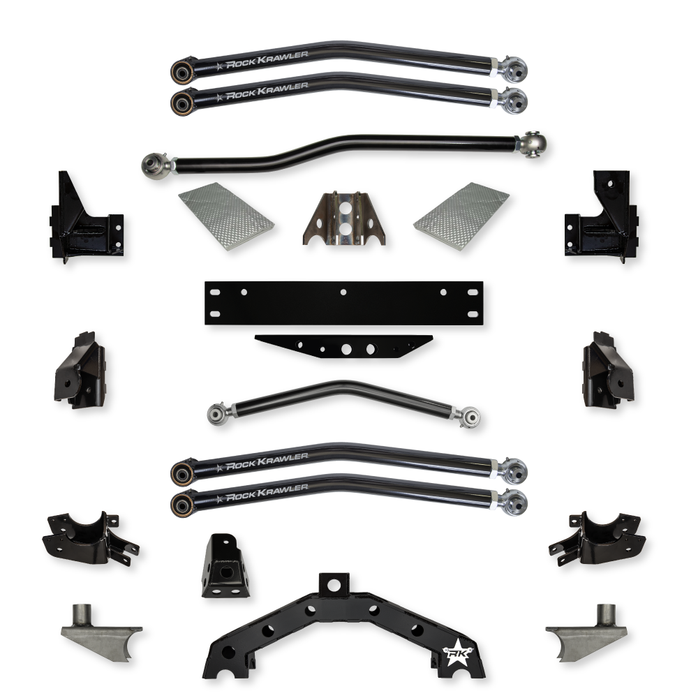 Rock Krawler 07-18 Jeep Wrangler JK 2DR UPG. X Factor X2 Long Arm w/ 6in Rear Stretch