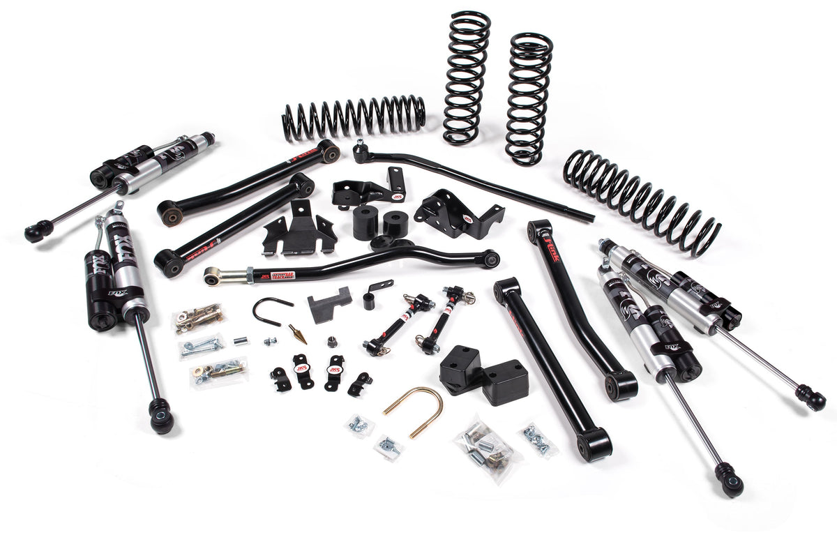 JKS 07-18 Jeep JK 4Dr 3.5in J-Konnect Lift System - FOX Remote Resi