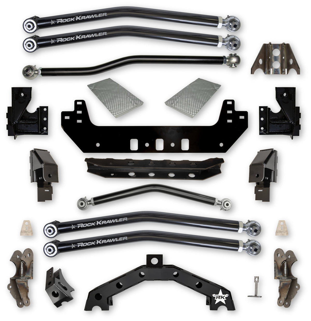 Rock Krawler 2018+ Jeep Wrangler JL 2-Door/ JLU 4DR Upgrade JL X Factor X2 Long Arm