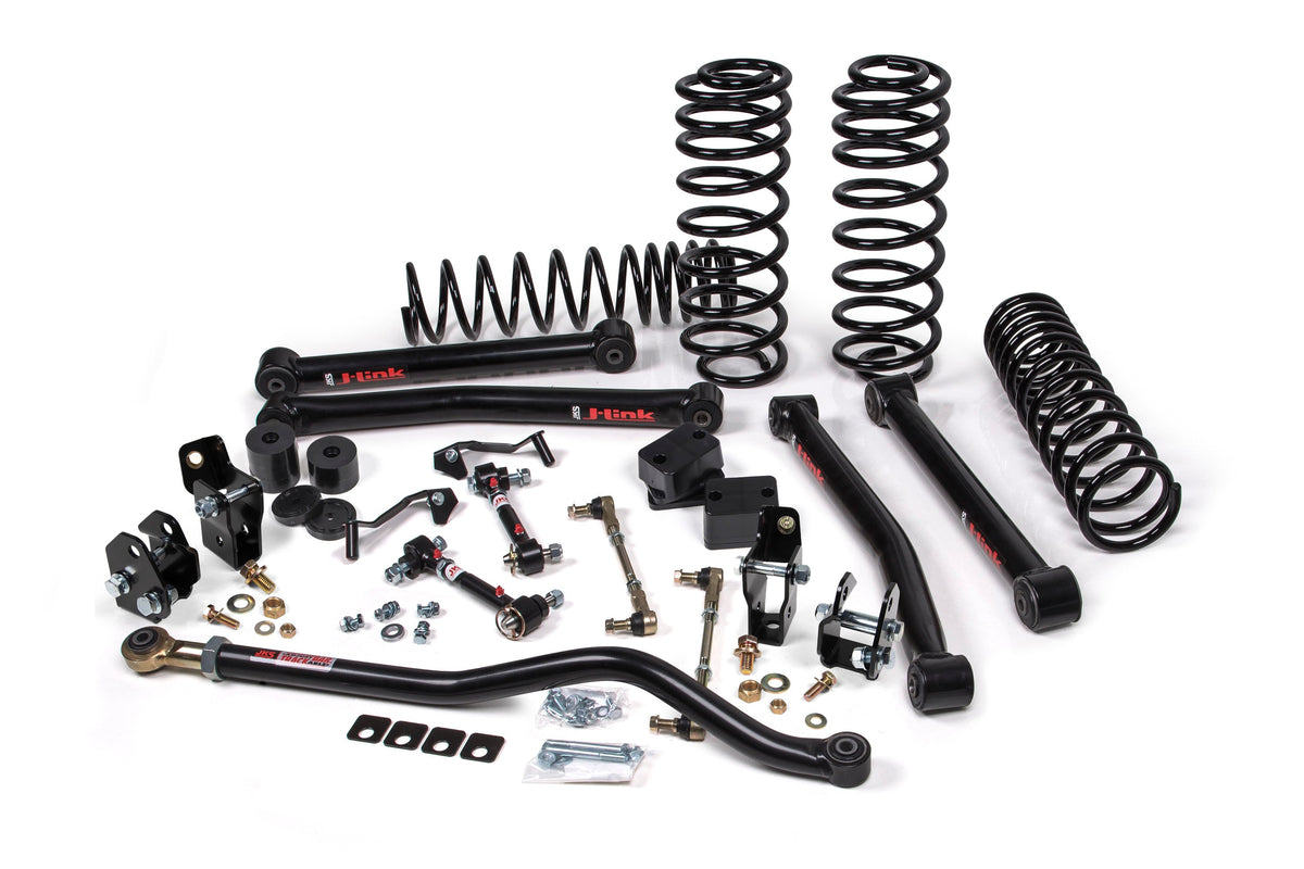 JKS Manufacturing 18-26 Jeep Wrangler JL 4dr J-Konnect 2.5in Lift Kit STD - Shock Ext Brkt - Frt/Rr