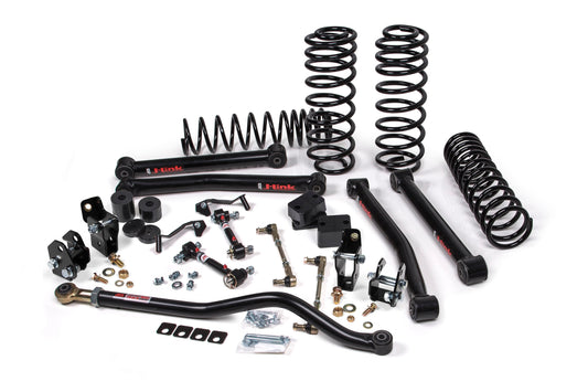 JKS Manufacturing 18-26 Jeep Wrangler JL 4dr J-Konnect 2.5in Lift Kit STD - Shock Ext Brkt - Frt/Rr