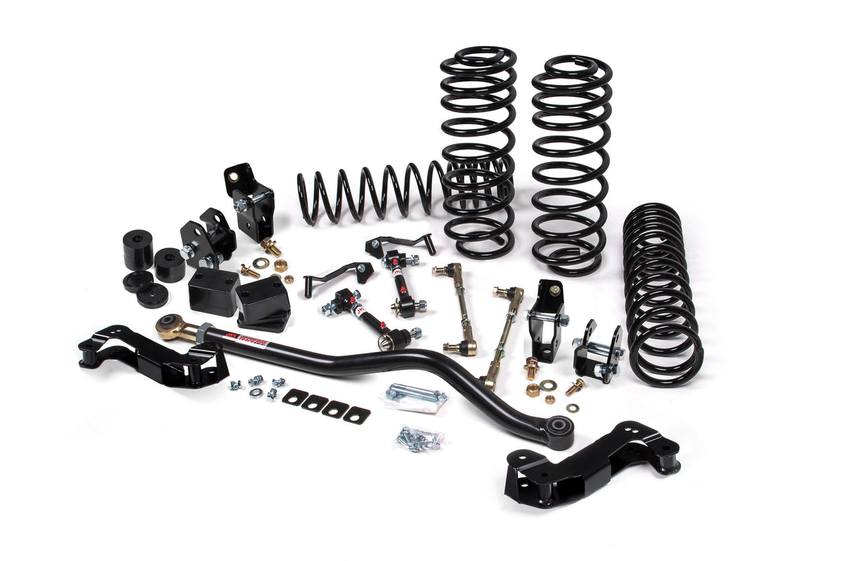 JKS Manufacturing 18-26 Jeep Wrangler JL 4dr J-Kontrol 2.5in Lift Kit STD - Shock Ext Brkt - Frt/Rr