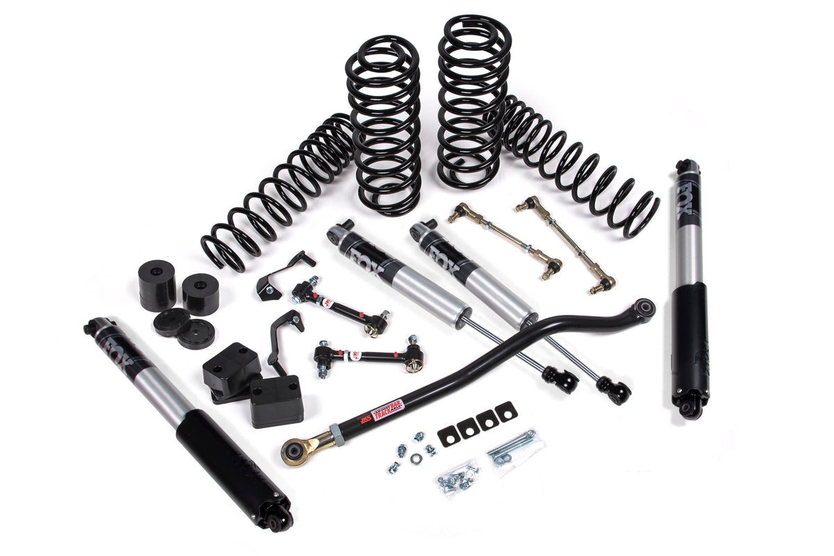 2018-2024 Jeep Wrangler J-Venture 3.5in 4Dr w/Fox 2.5 Performance Series Shocks STD Rate Coils