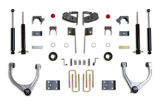 Maxtrac 2019+ 2WD/4WD 2in/4in Lowering Kit w/ Struts and Forged Alum. UCAs