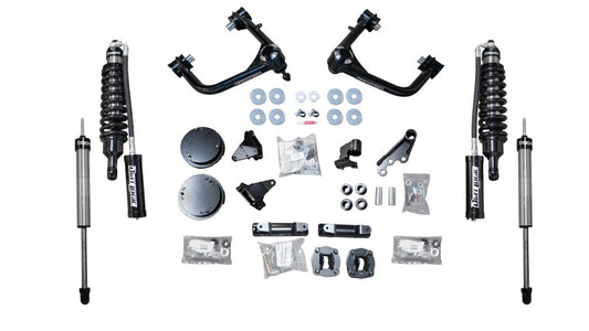 Fabtech 2022+ Toyota Tundra 4WD 3in UCA Kit w/ Uniballs & DLSS 2.5 c/o Resi & RR Shks & Coil Spacers