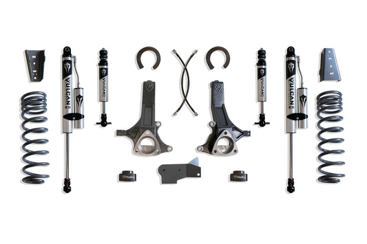 Maxtrac 09-24 Ram 1500 (5-LUG) 2WD 6.5″ Lift Kit (Vulcan IFP Front/Vulcan Resevoir Shocks Rear)