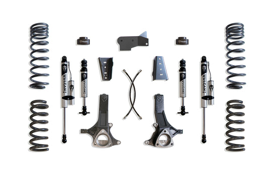 Maxtrac 09-24 Dodge RAM 1500 2WD 7in Lift Kit w/ Vulcan IFP Front/Vulcan Resevoir Shocks Rear)