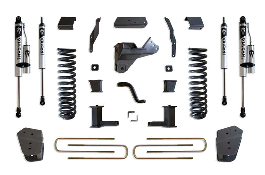 MaxTrac 17-22 Ford F-250/F-350 4WD 6" Lift Kit (Vulcan Resevoir Shocks)