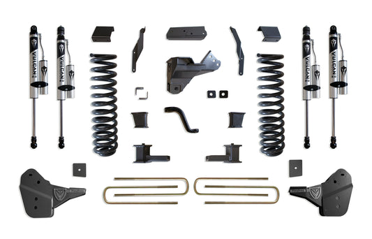 Maxtrac 23-24 F250/F350 4WD Diesel 4in Lift Kit (w/ Vulcan Reservoir Shocks)