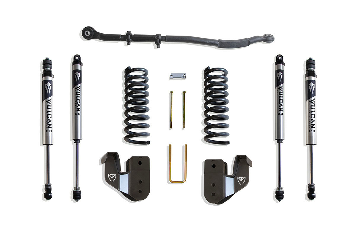 MaxTrac 14-24 Dodge RAM 2500 4WD 2.5in Leveling Kit w/ Radius Arm Brackets & Vulcan 2.0 IFP Shocks