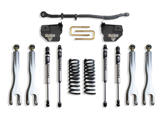 MaxTrac 14-24 Dodge RAM 2500 4WD 2.5in Leveling Kit w/ Forged Alum. 4-Link System & Vulcan 2.0 Shock