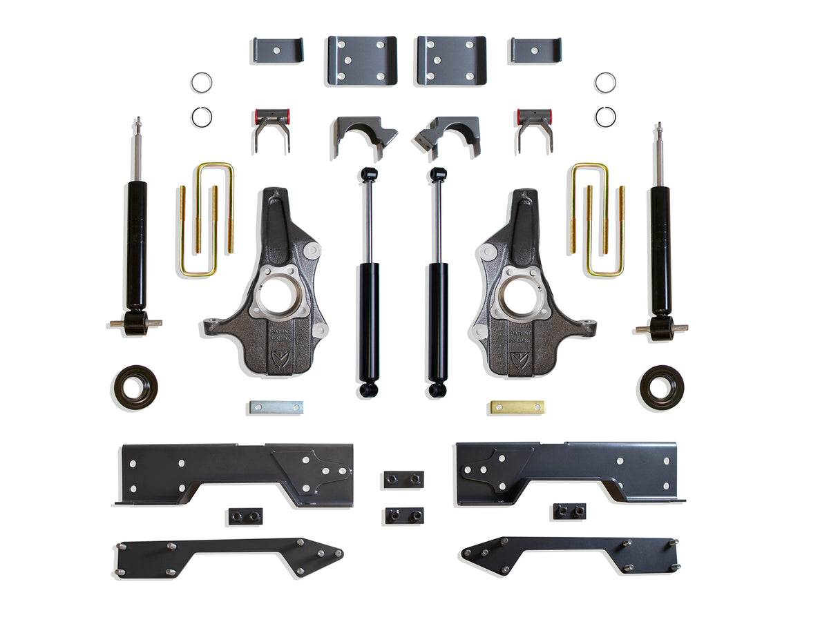 MaxTrac 19-22 Chevy Silverado 1500 4in F 6in R Lowering Kit