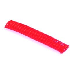 NAMZ Braided Flex Sleeving 10ft. Section (3/8in. ID) - Red