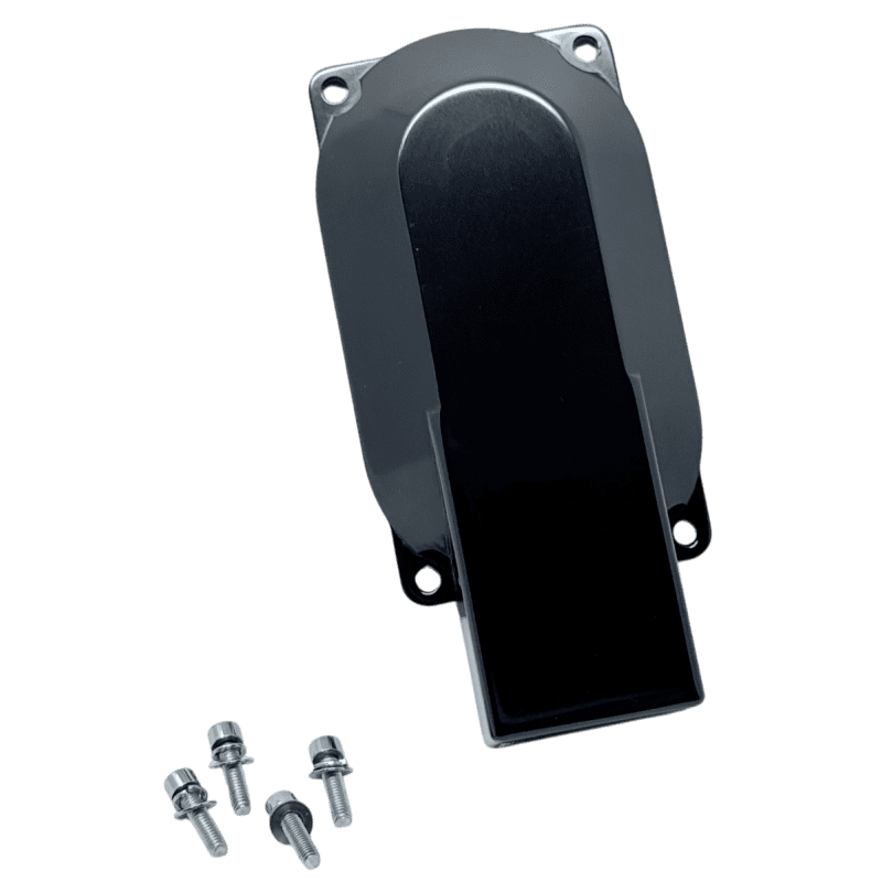 NAMZ 2017+ Harley Milwaukee-Eight NOS Black Anodized Billet Throttle Body Cover