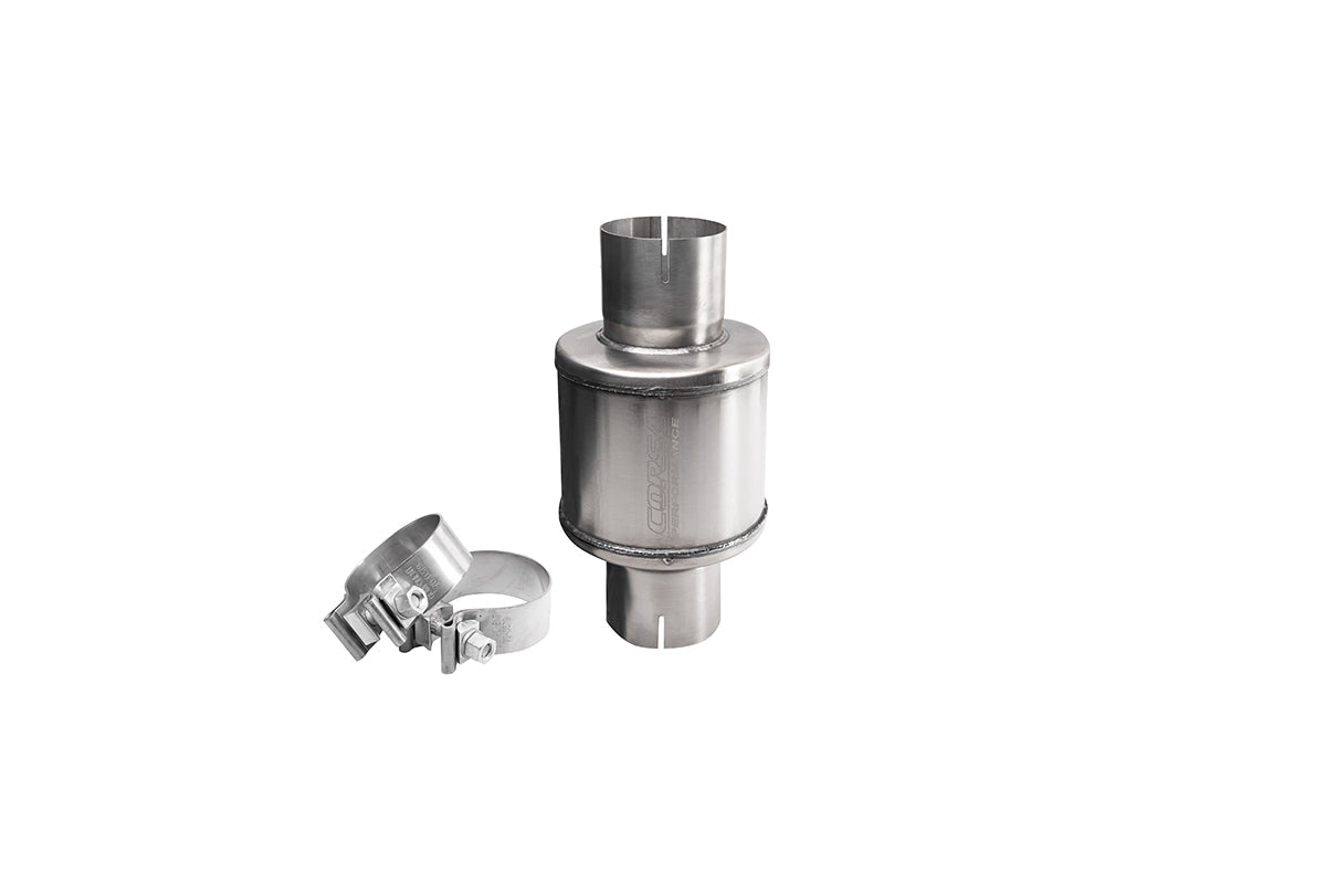 Corsa 304 Stainless Steel 2.75in Pro Series Packed Resonator (Slip Fit) (2-3DB) - Brushed