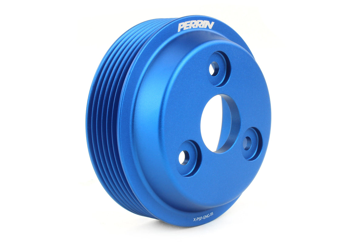 PERRIN 22-26 Subaru BRZ / Toyota GR86 Lightweight Water Pump Pulley - Blue