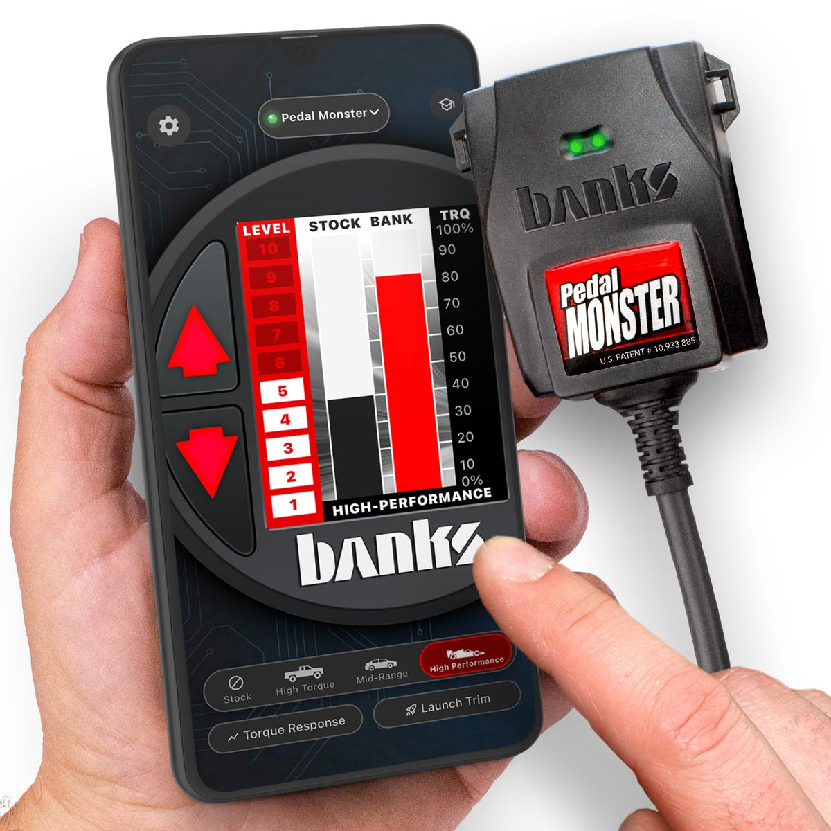Banks Power Pedal Monster Kit TE Connectivity MCON 1.2  / CONFIG 1 /  6 Way - Use w/Phone