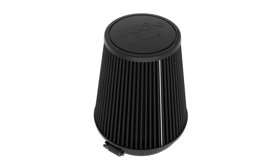 K&N Universal Clamp-On Air Filter 5in Flange 6.5in Base 7 4.375in Top 7in Height