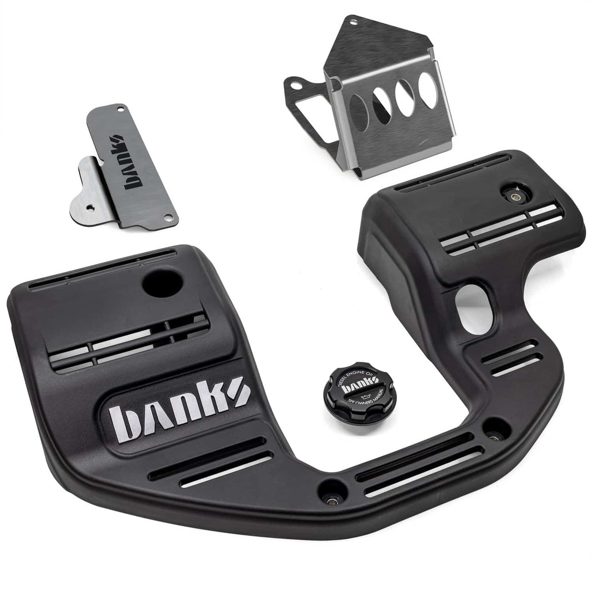 Banks Power 07.5-24 RAM 2500/3500 6.7L Cummins Engine Cover System w. Alternative Mounting System