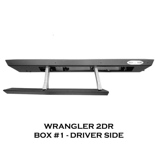 Rock Slide Engineering 2026 Jeep JL 2 Door Step Sliders 3rd Gen Driver Side Sub Part