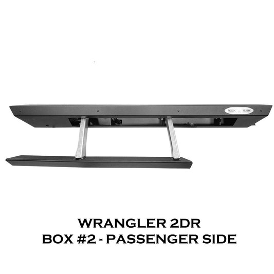 Rock Slide Engineering 2026 Jeep JL 2 Door Step Sliders 3rd Gen Passenger Side Sub Part