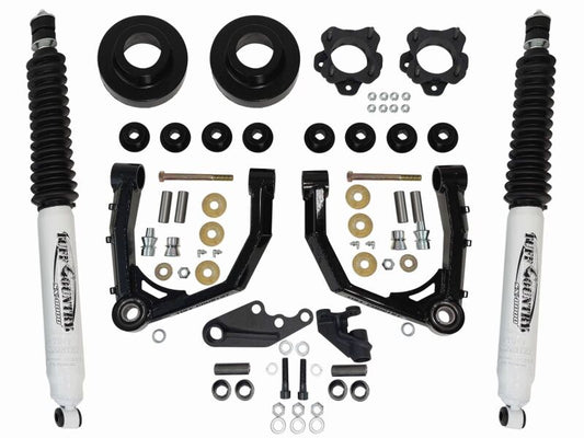 Tuff Country 2022+ Toyota Tundra 3in Lift w/ Boxed Uniball Control Arms w/ Front Diff Drop & Shocks
