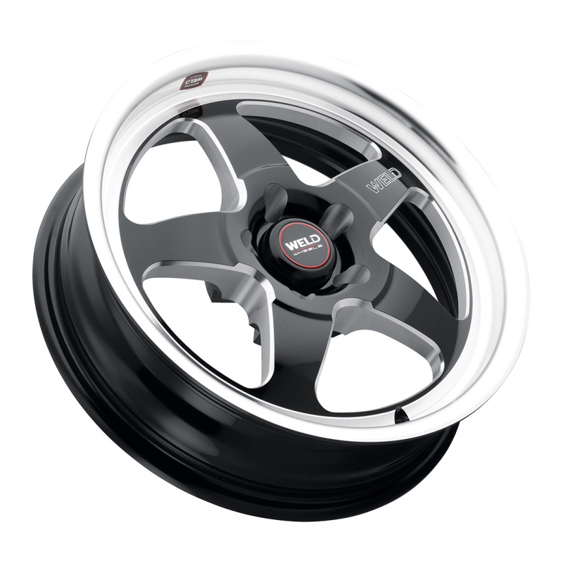 Weld 20x8 Ventura Drag 5x114.3 ET00 BS 4.5 Gloss Black MIL DIA 78.1