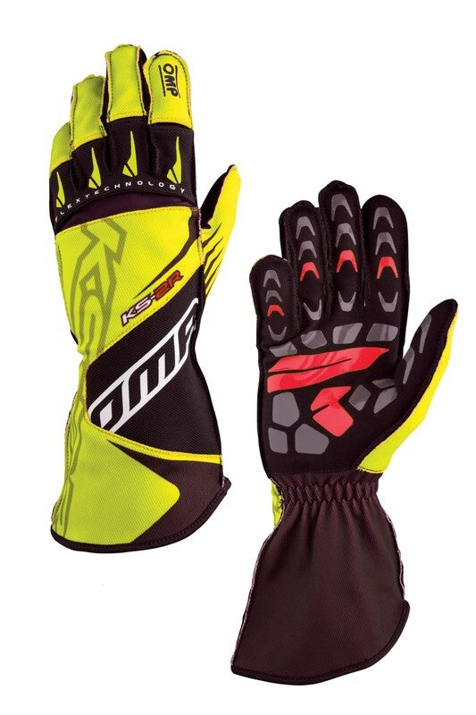 OMP KS-2R GLOVES MY2022 RED/BLACK SIZE XS