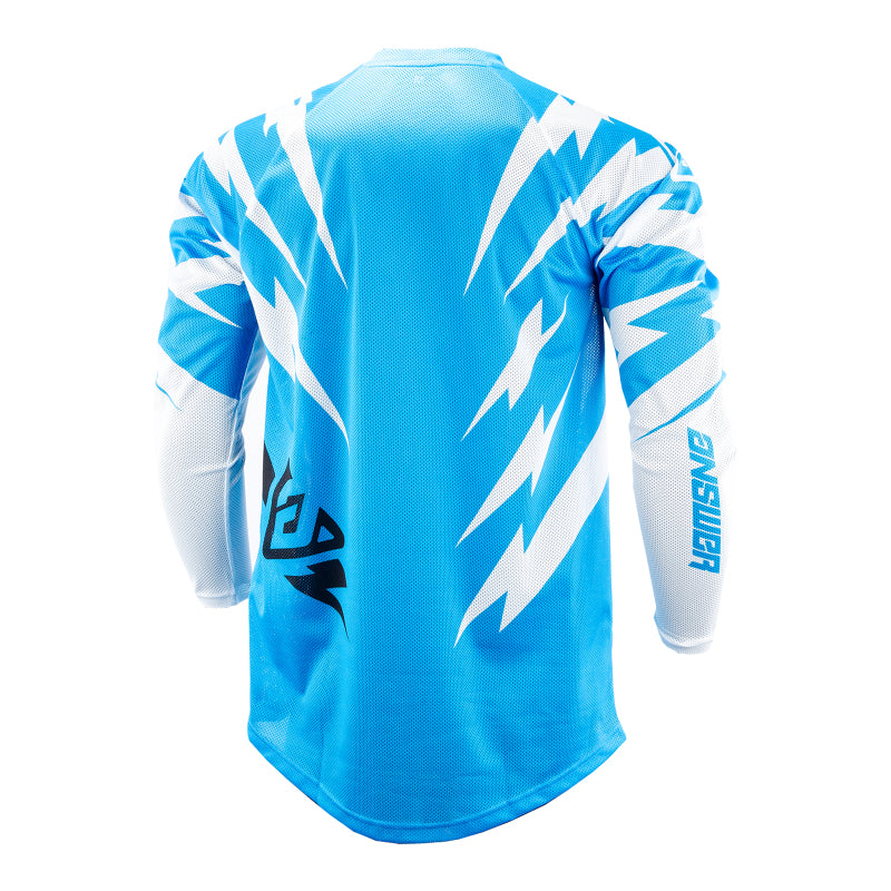 Answer 26 LE Syncron Rizz Vented Jersey Cyan/White/Black Youth - Small