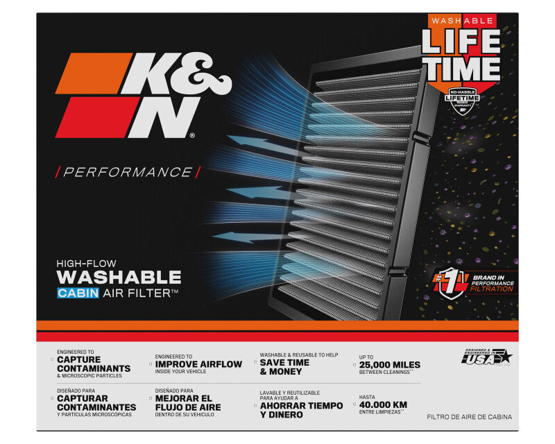 K&N Cabin Air Filter Cabin Air Filter 22-26 Dodge Grand Caravan