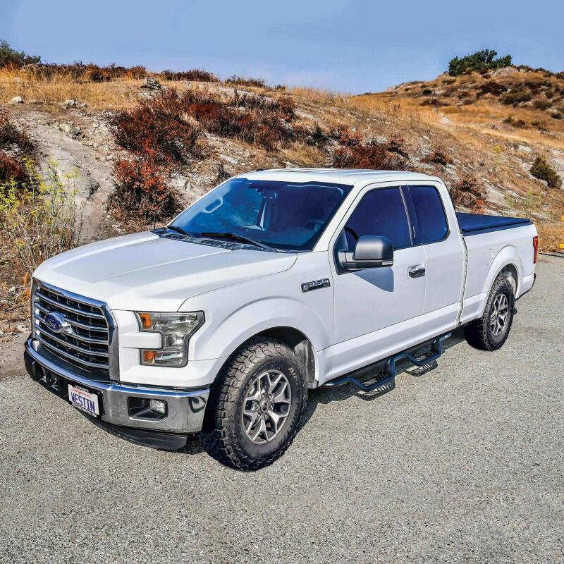 Westin 15-26/17-26 Ford F-150/F-250/F-350/F-450 SuperCab Outlaw Drop Nerf Step Bars Tex Black