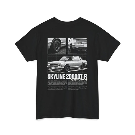 1969-1972 Nissan Skyline 2000GT-R Hakosuka - White 920 Cotton T-Shirt
