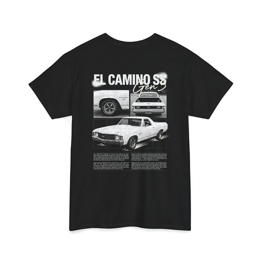 1968-1972 Chevrolet El Camino SS - Antique White Cotton T-Shirt