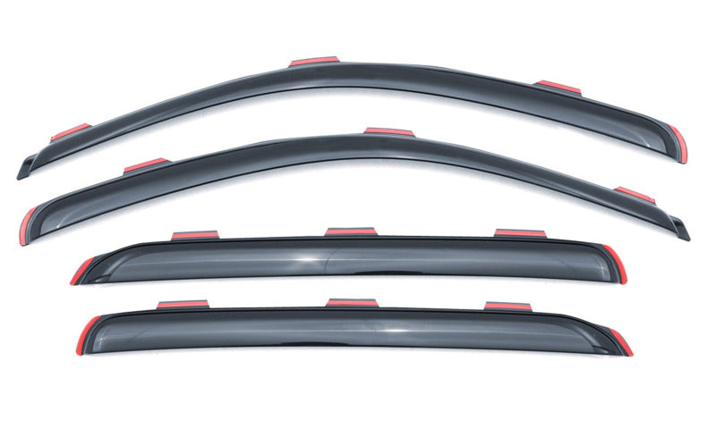 Lund 04-14 Ford F-150 SuperCab Ventvisor Elite Window Deflectors - Smoke (4 Pc.)