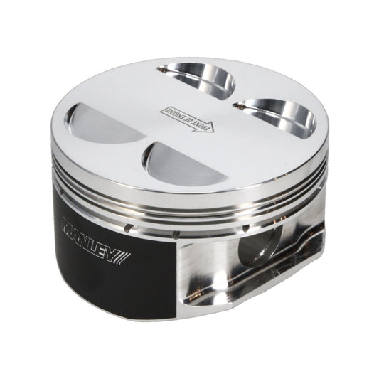Manley Nissan GT-R 3.8L VR38DETT 99mm Bore 9.8:1 CR -2cc Dish Piston Set w/ Rings