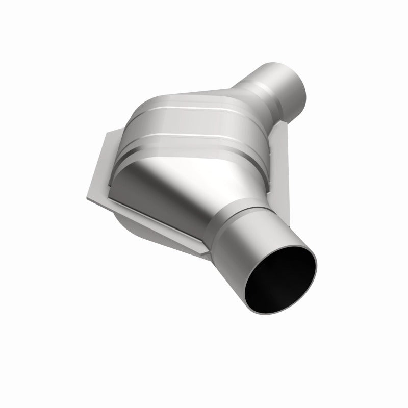 MagnaFlow Universal Catalytic Converter 2.00in Angled In/Out Frnt CA