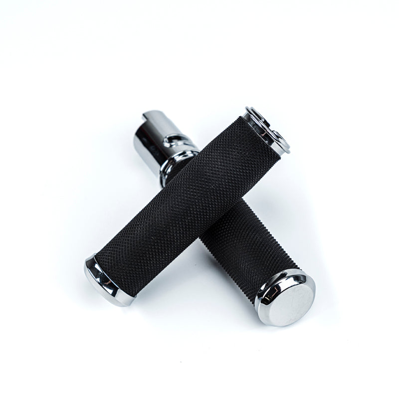 Bikers Choice Billet Aluminum Chrome Throttle-By-Wire Contour  Grips