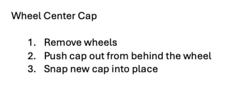 APR Center Cap (Use w/Forged Wheels) - Static - Black
