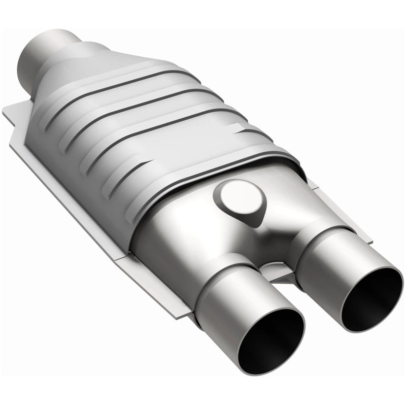 MagnaFlow Universal Catalytic Converter 2inch Inlet/2.5inch Outlet Dual/Single Oval Shape