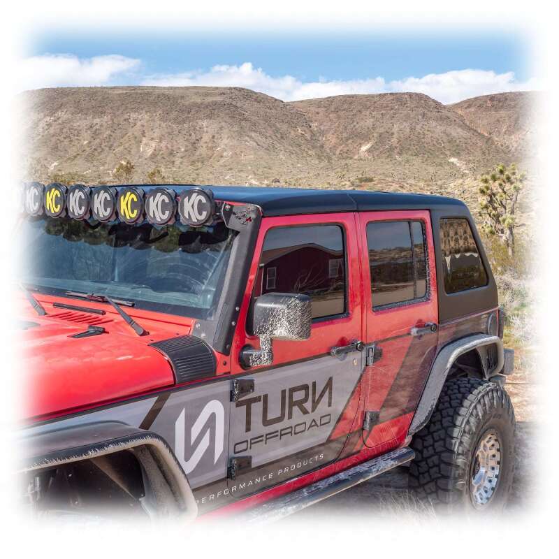 Turn Offroad 2007-2018 Jeep JK 4 Door Fastback Hardtop 2 Piece