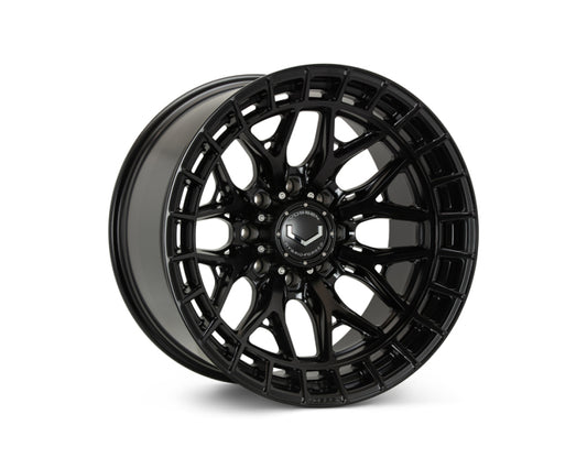 Vossen HFX-1 20x9 - 8x165.1 - ET0 - Deep Face - 125.1 - Satin Black Wheel