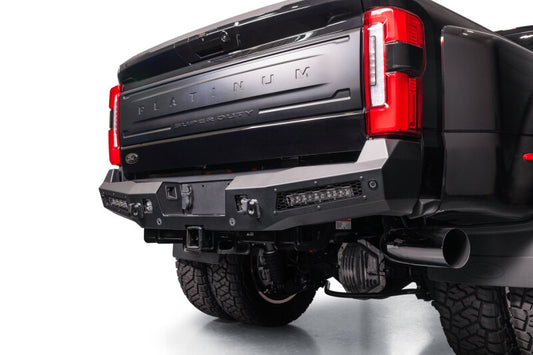Addictive Desert Designs 23-26 Ford F250/F350/F450 SD HoneyBadger Rear Bumper - Hammer Black