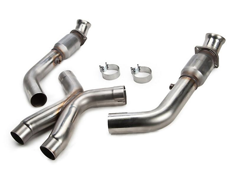 Kooks 04-07 Cadillac CTS-V 3in x 2 1/2in OEM SS Cat Conn. Pipes